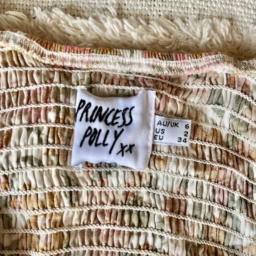 Princess Polly Daisy Lee mini dress multi floral size 2 - Picture 6 of 9